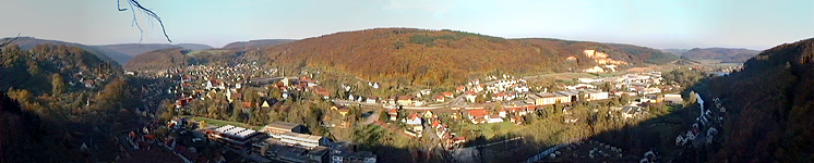 Panoramaansicht von Knigsbronn (1990)